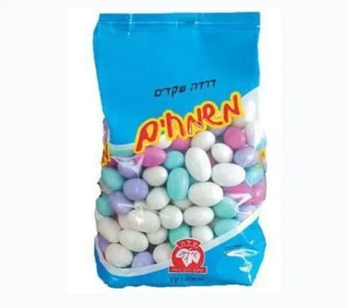 דרז'ה שקדים צבעוני- בד"ץ עדה חרדית