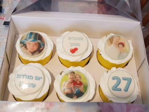 קאפקייק עם הדפס